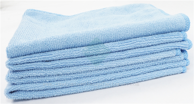 China Bulk Wholesale lint free glass cleaning cloths Factory Custom microfiber towels leaving fibers Supplier